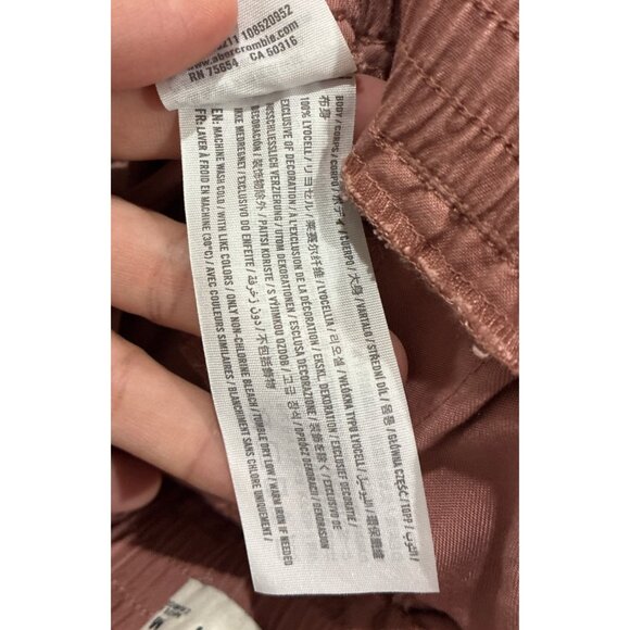 Abercrombie & Fitch Belted Paperbag Utility Joggers Elastic Ankle NWT Medium - Picture 8 of 10